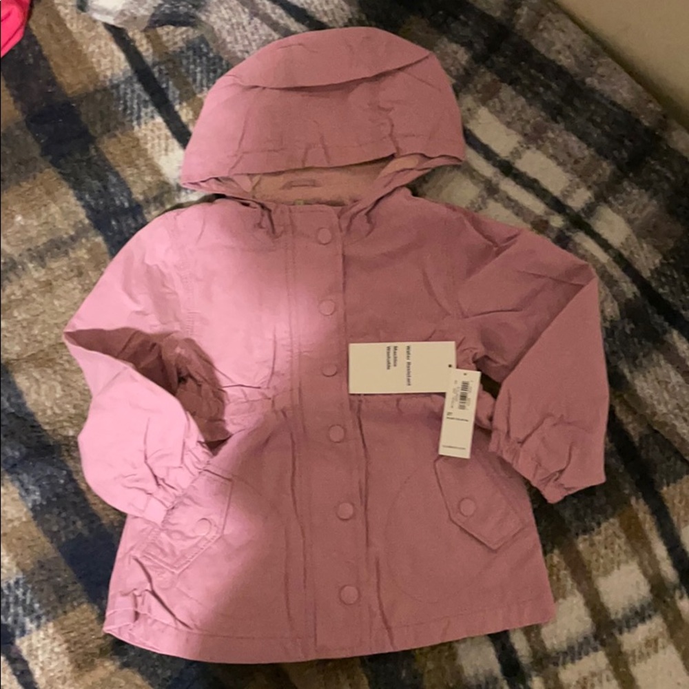 Toddler girl water resistant jacket